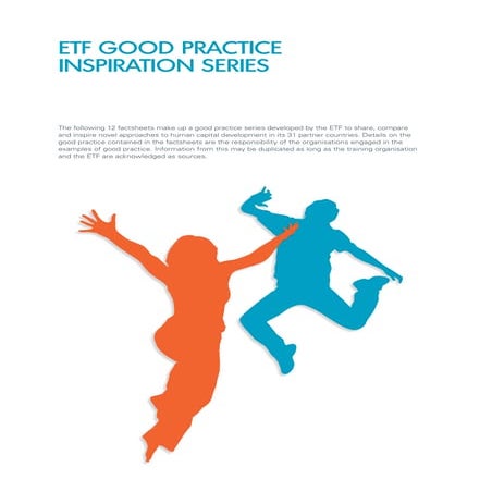 Entrepreneurship Training: 12 Good Practice Examples