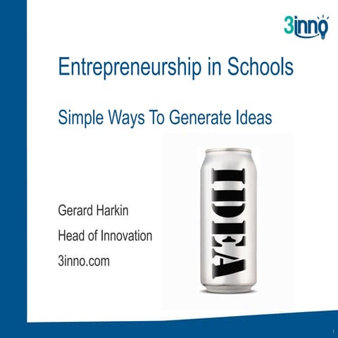 Entrepreneurship in Education
