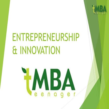 Entrepreneurship & innovation chapter1