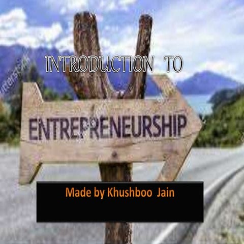 Entrepreneurship