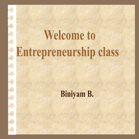 Entrepreneurship, micro and small-scale enterprises .ppt