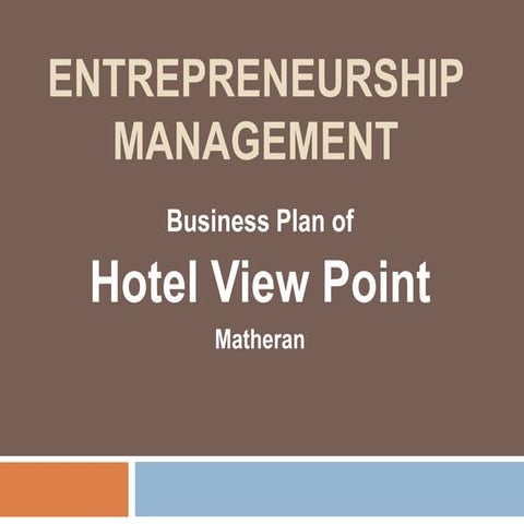 Entrepreneurship management