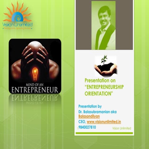 Entrepreneurship orientation
