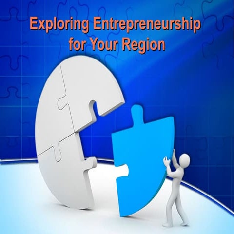 Entrepreneurship from a regional market perspective