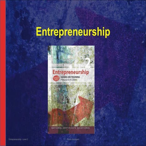 NCV 2 Entrepreneurship Hands-On Support Slide Show - Module 2