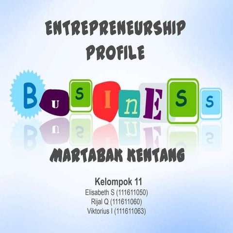 Entrepreneurship profile