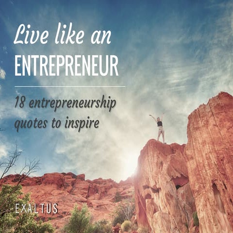 Live Like an Entrepreneur