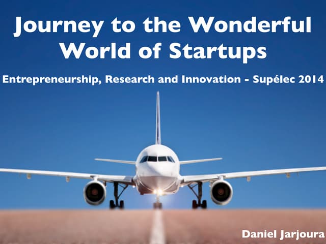 Entrepreneurship, Research and Innovation - Supelec 2014