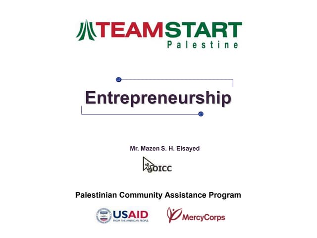 Entrepreneurship