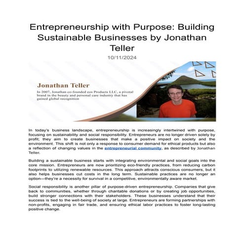 Entrepreneurship with Purpose_ Building Sustainable Businesses by Jonathan Teller.pdf