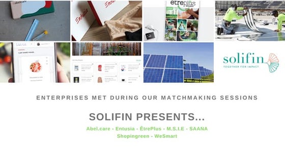 Solifin Matchmaking session - october 2019 | PPT