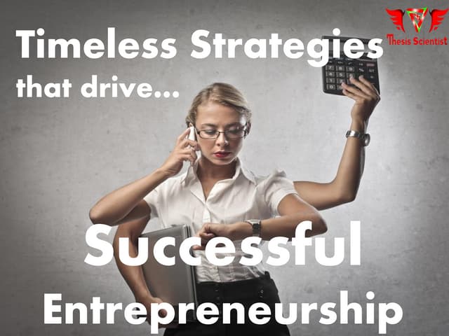 Attributes of a successful Entrepreneur