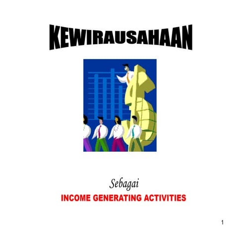 Comprehensive Guide to Entrepreneurship and Income Generating ...