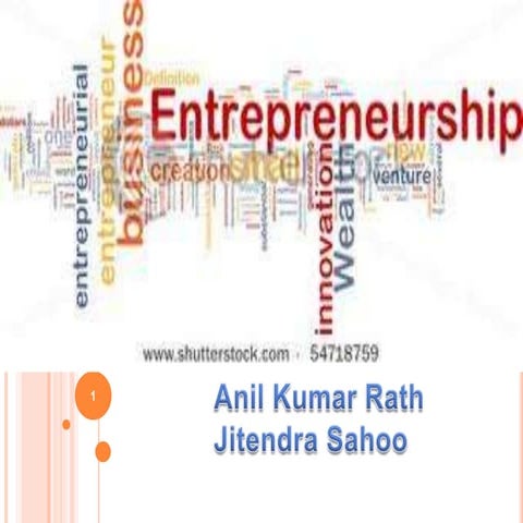 Entreprenuership: An Overview