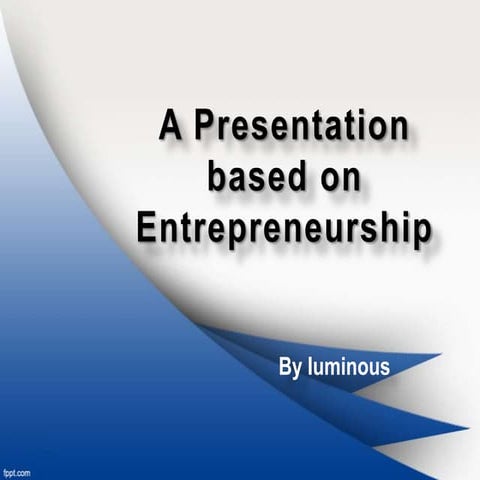 Entreprenuership