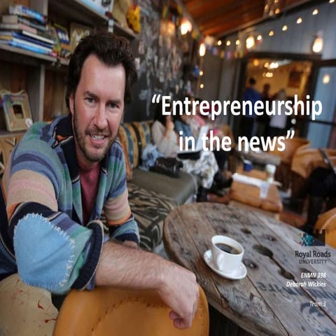 Entrepreneurship In The News