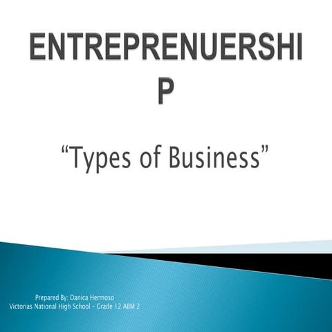 Entreprenuership types-of-business