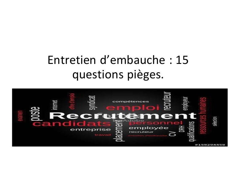 Entretien D Embauche