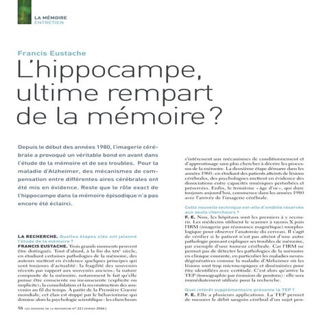 Entretien eustache 06-10-2006