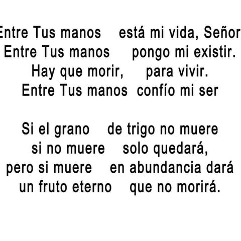 Entre tus manos | PPS