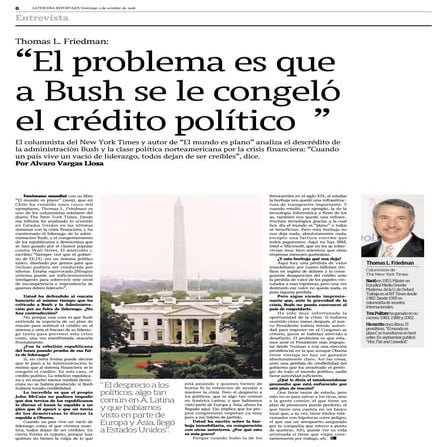Entrevista A Thomas L. Friedman