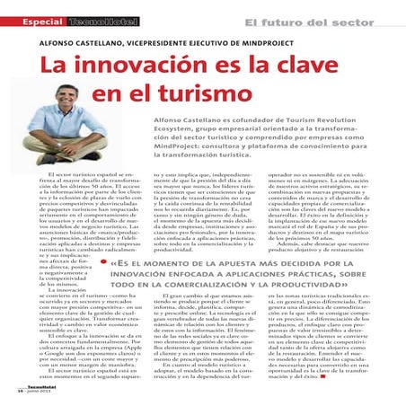 Entrevista a Alfonso Castellano en TecnoHotel