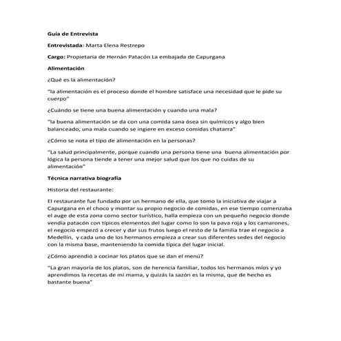 Entrevista a hernan patacon en el tesoro