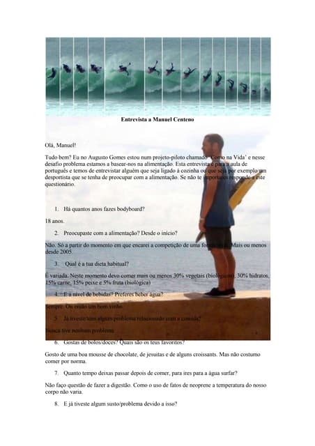 Entrevista a manuel centeno