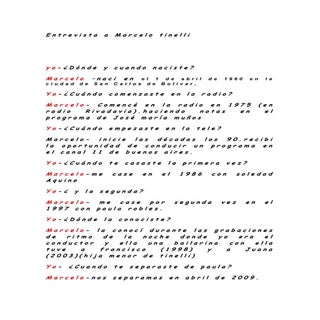 Entrevista a marcelo tinelli