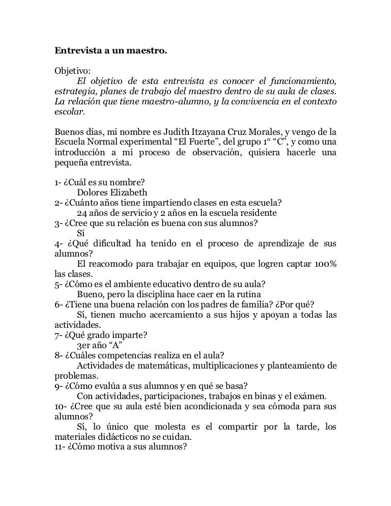 preguntas para una entrevista hacia un maestro entrevista a un maestro preguntas para una entrevista hacia un maestro entrevista a un maestro