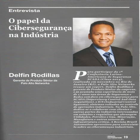 Entrevista del rodillas para revista brazil automation 158