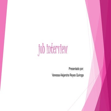 job interview | PPTX