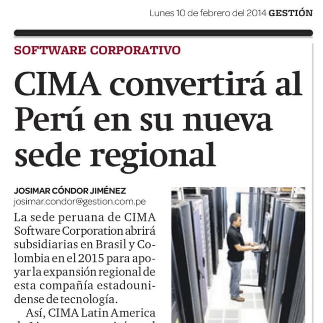 Cima Software expands operations in Latin America | PDF