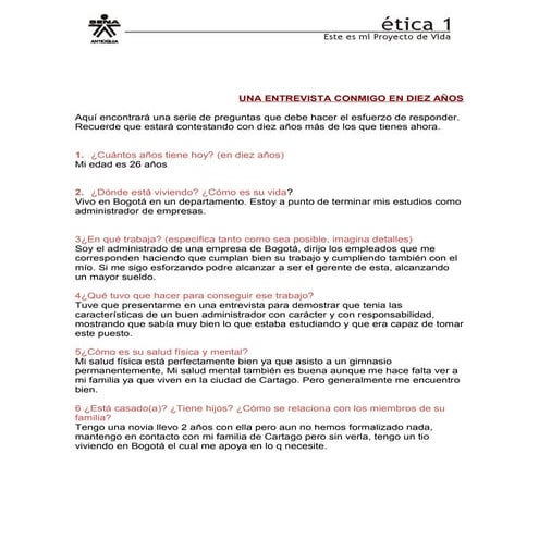 Entrevista en 10 años walter giraldo