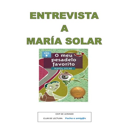 Entrevista a María Solar | PDF