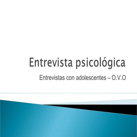 Entrevista psicológica