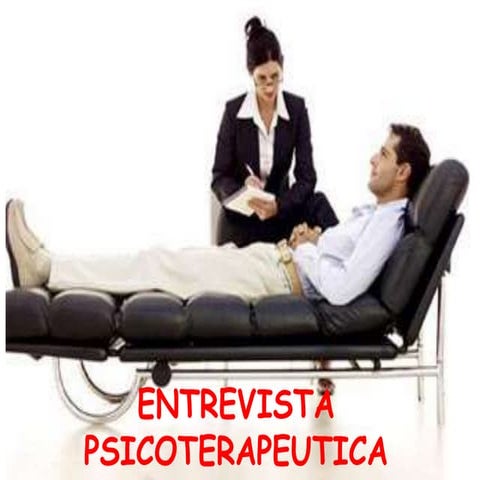 Entrevista psicoterapeutica- tec de entrevista