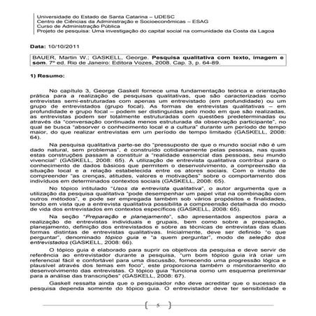 Fichamento do cap. 3 da obra 