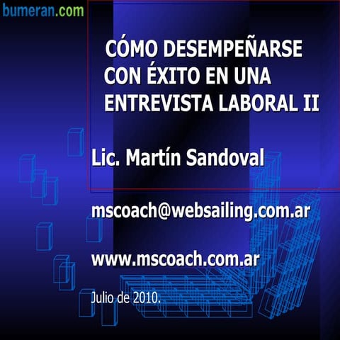 Entrevistas a medida