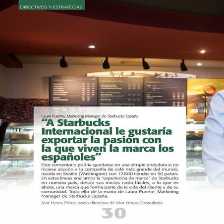 Entrevista a Laura Punente, Marketing Manager de Starbucks España