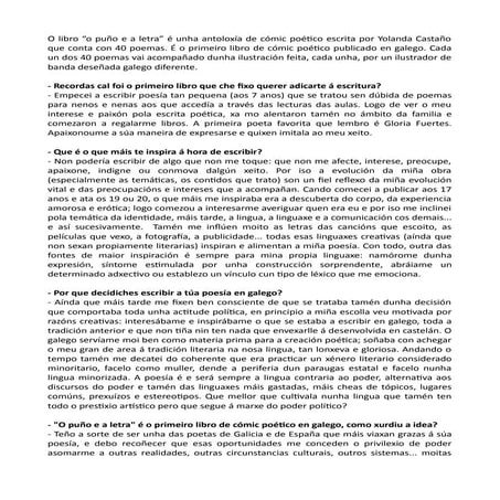 Entrevista yolanda castanho