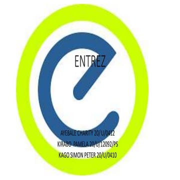 Presentation on entrez as used in bioinformatics