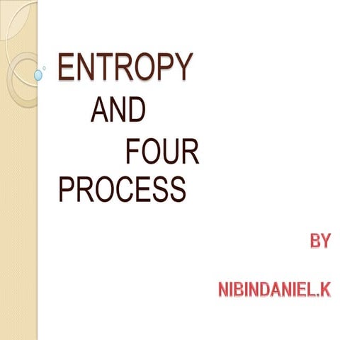 Entropy n process 