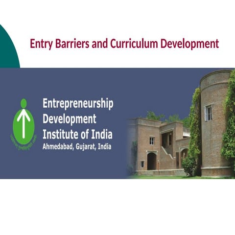 Entry Barriers and Curriculum Development.pptx