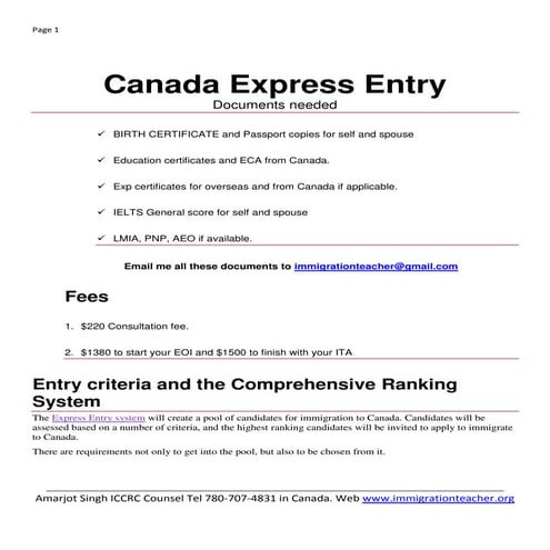 Express Entry | PPT