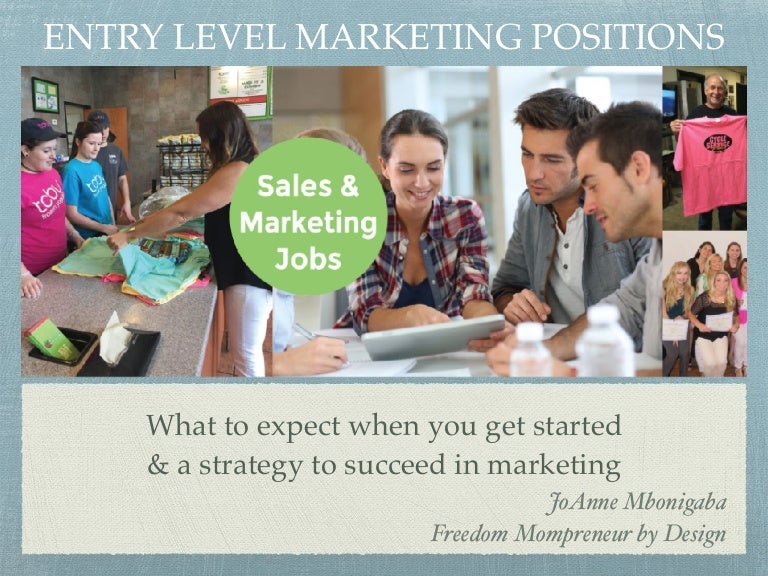 Entry level marketing salaries 2017 and more details