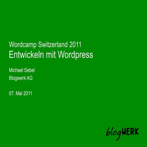 Entwickeln mit Wordpress
