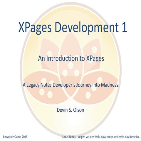 XPages Development 1