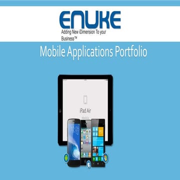 Mobile Portfolio - Enuke Software