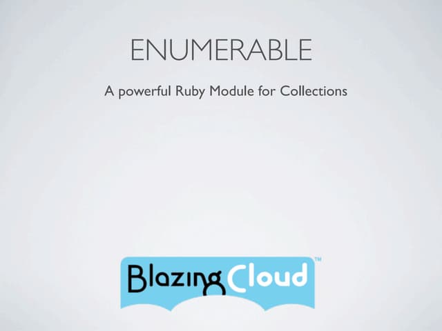 Enumerables